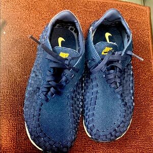 Nike Navy Woven Sneakers